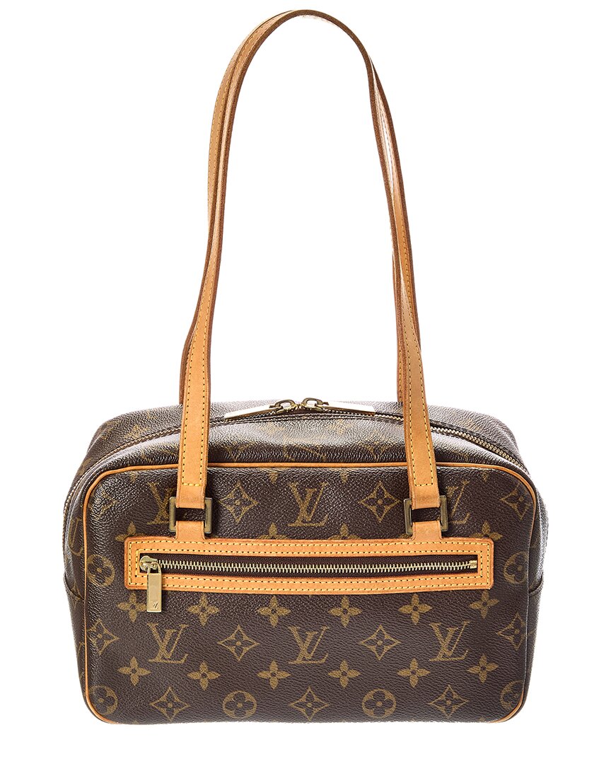 Louis Vuitton Louis Vuitton Brown Monogram Canvas Cite Mm (Authentic Pre-Loved)