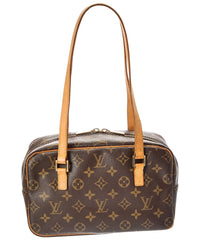 Louis Vuitton Louis Vuitton Brown Monogram Canvas Cite Mm (Authentic Pre-Loved)