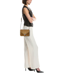 Valentino Valentino Rockstud Small Suede Shoulder Bag