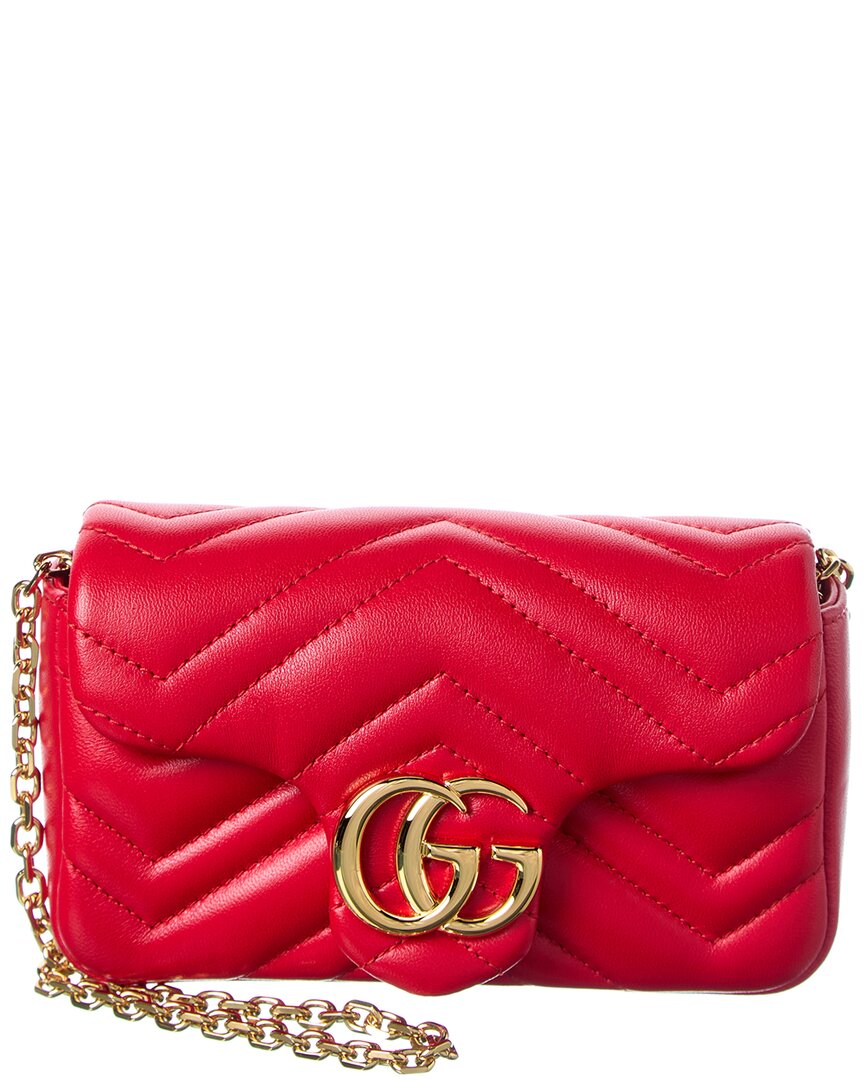 Gucci Gg Marmont Mini Leather Shoulder Bag