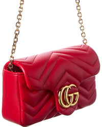 Gucci Gg Marmont Mini Leather Shoulder Bag