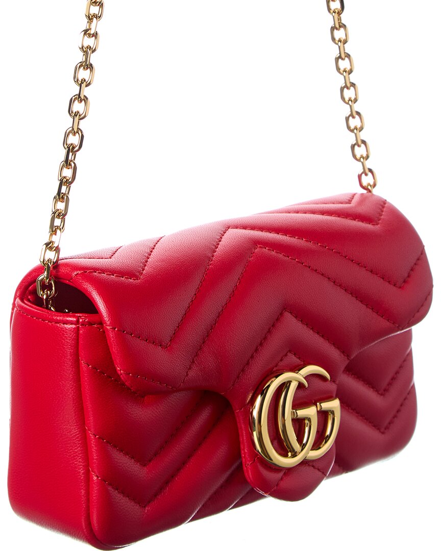 Gucci Gg Marmont Mini Leather Shoulder Bag