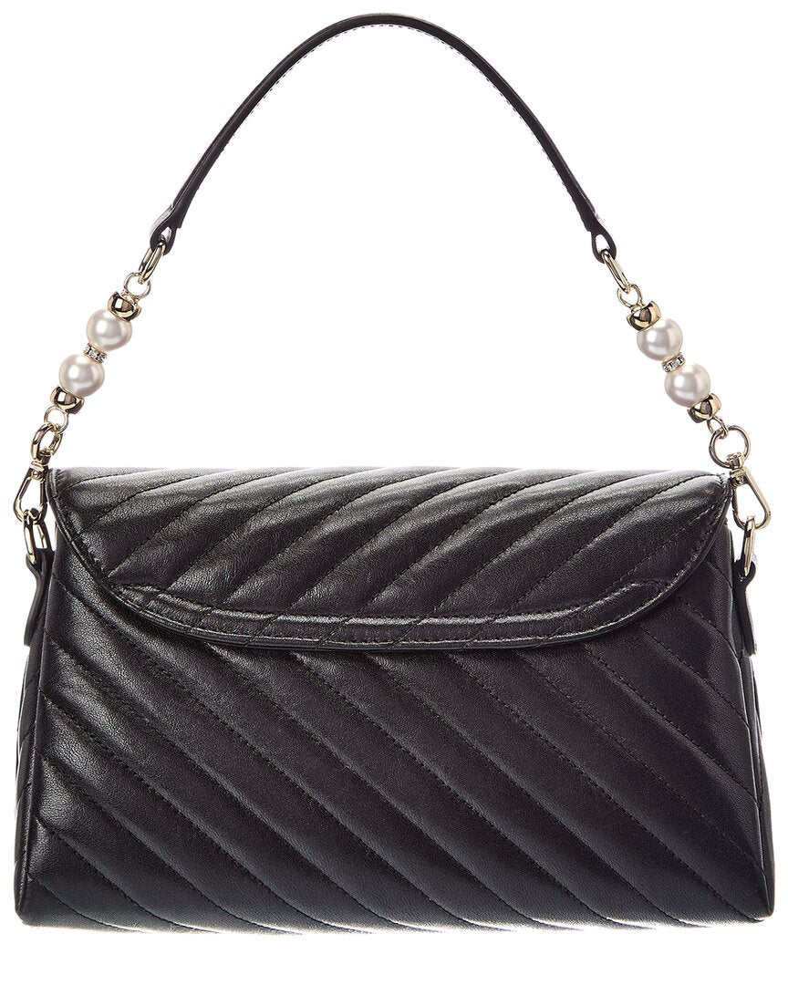 Jimmy Choo Jimmy Choo Avn Curve Top Handle Leather Shoulder Bag