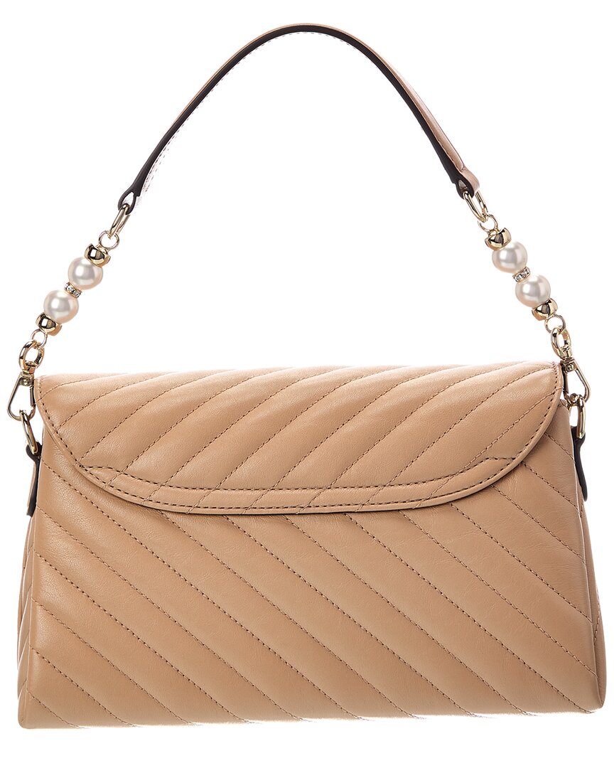 Jimmy Choo Jimmy Choo Avn Curve Top Handle Leather Shoulder Bag