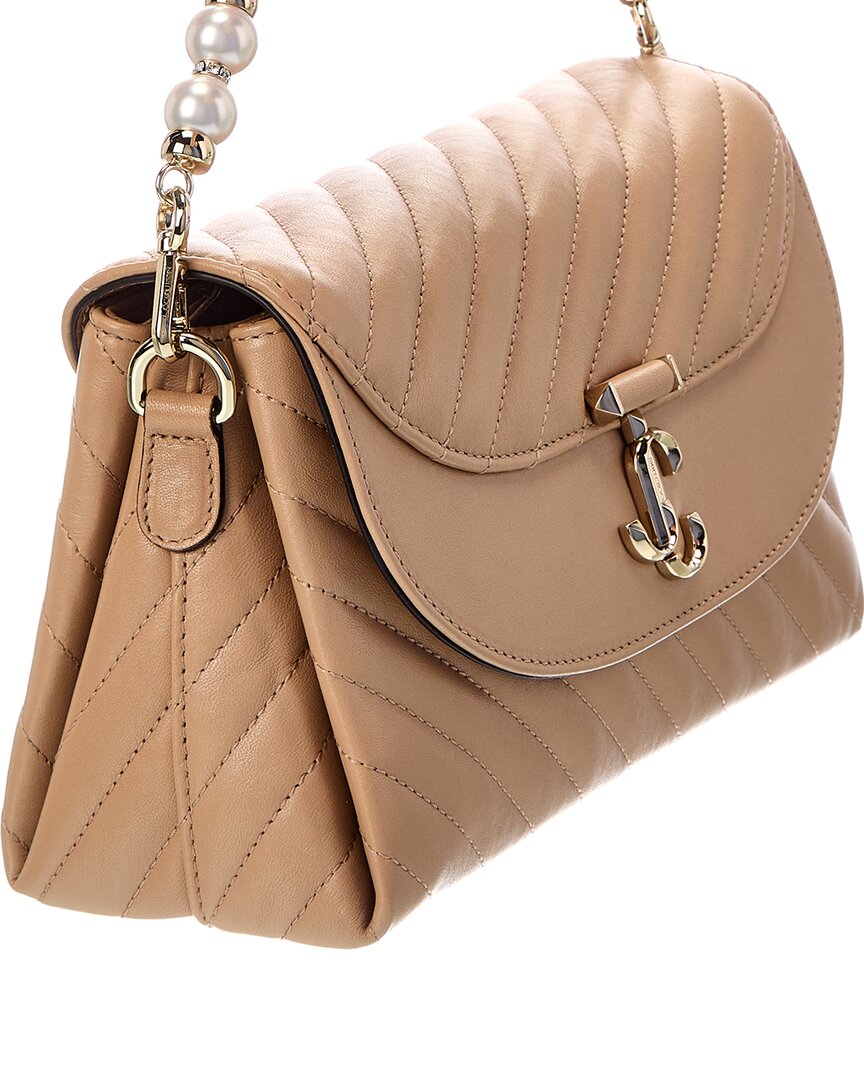 Jimmy Choo Jimmy Choo Avn Curve Top Handle Leather Shoulder Bag