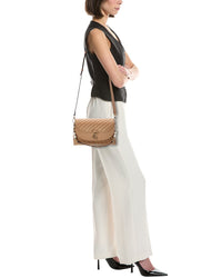 Jimmy Choo Jimmy Choo Avn Curve Top Handle Leather Shoulder Bag