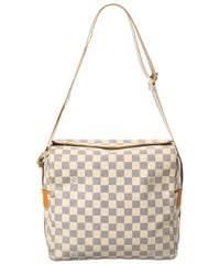 Louis Vuitton Louis Vuitton White/Blue Damier Azur Canvas Naviglio (Authentic Pre-Loved)