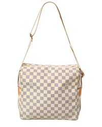 Louis Vuitton Louis Vuitton White/Blue Damier Azur Canvas Naviglio (Authentic Pre-Loved)