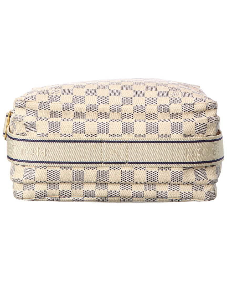 Louis Vuitton Louis Vuitton White/Blue Damier Azur Canvas Naviglio (Authentic Pre-Loved)