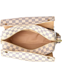 Louis Vuitton Louis Vuitton White/Blue Damier Azur Canvas Naviglio (Authentic Pre-Loved)