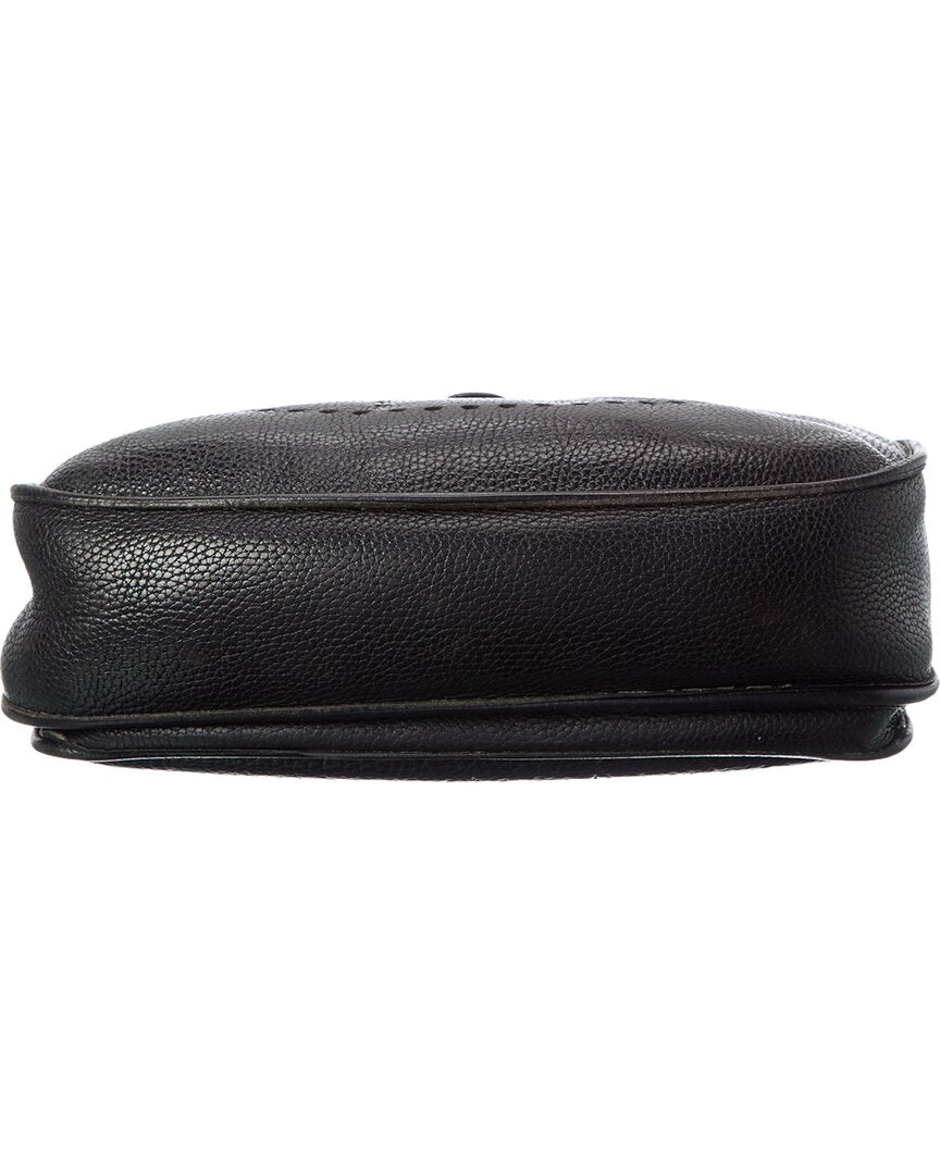 Hermès Hermès Black Clemence Leather Evelyne Gm Ii Messenger Bag (Authentic Pre-