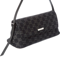 Gucci Gucci Madison Medium Gg Denim & Leather Shoulder Bag