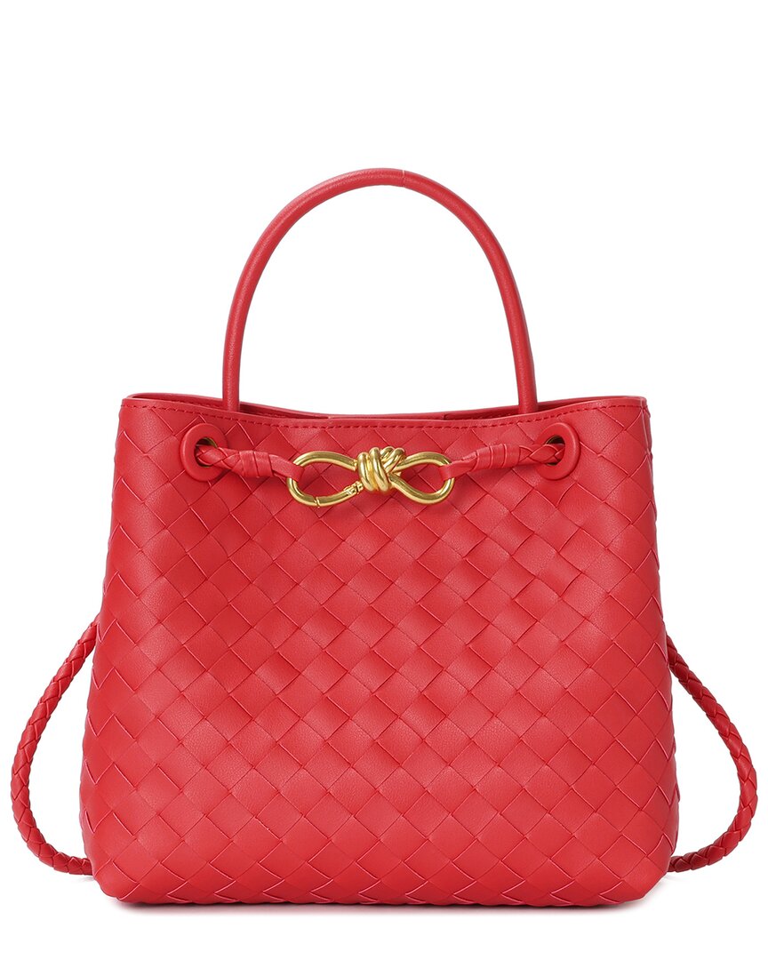 Tiffany & Fred Paris Tiffany & Fred Paris Woven Leather Top Handle Bag