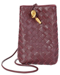 Tiffany & Fred Paris Tiffany & Fred Paris Handwoven Mini Leather Bucket Bag