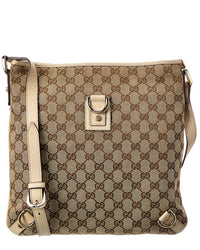 Pre-Owned Gucci Beige Gg Canvas Abbey Crossbody (Authentic Pre-Loved)