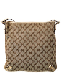 Pre-Owned Gucci Beige Gg Canvas Abbey Crossbody (Authentic Pre-Loved)