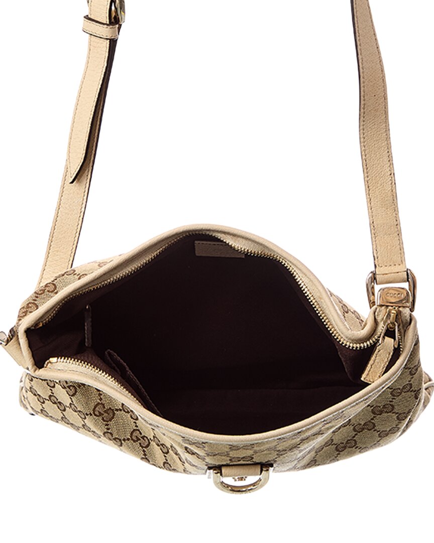 Pre-Owned Gucci Beige Gg Canvas Abbey Crossbody (Authentic Pre-Loved)