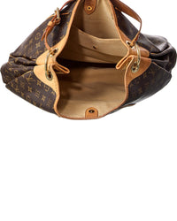Pre-Owned Louis Vuitton Brown Monogram Canvas Galliera Pm (Authentic Pre-Loved)