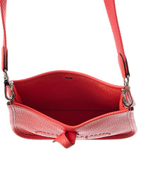 Pre-Owned Hermès Rose Jaipur Taurillon Clemence Evelyne Mini Shoulder Bag (Authentic
