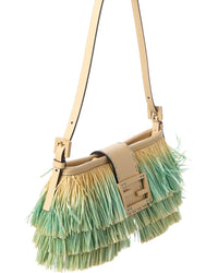 FENDI Fendi Baby Raffia Shoulder Bag