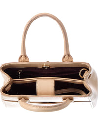 Pre-Owned Chanel Neutral Calfskin 2Way Shoulder Bag (Authentic Pre-Loved)