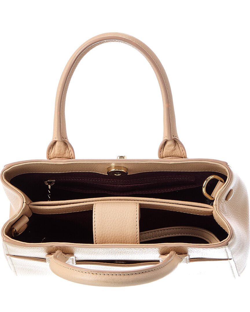 Pre-Owned Chanel Neutral Calfskin 2Way Shoulder Bag (Authentic Pre-Loved)