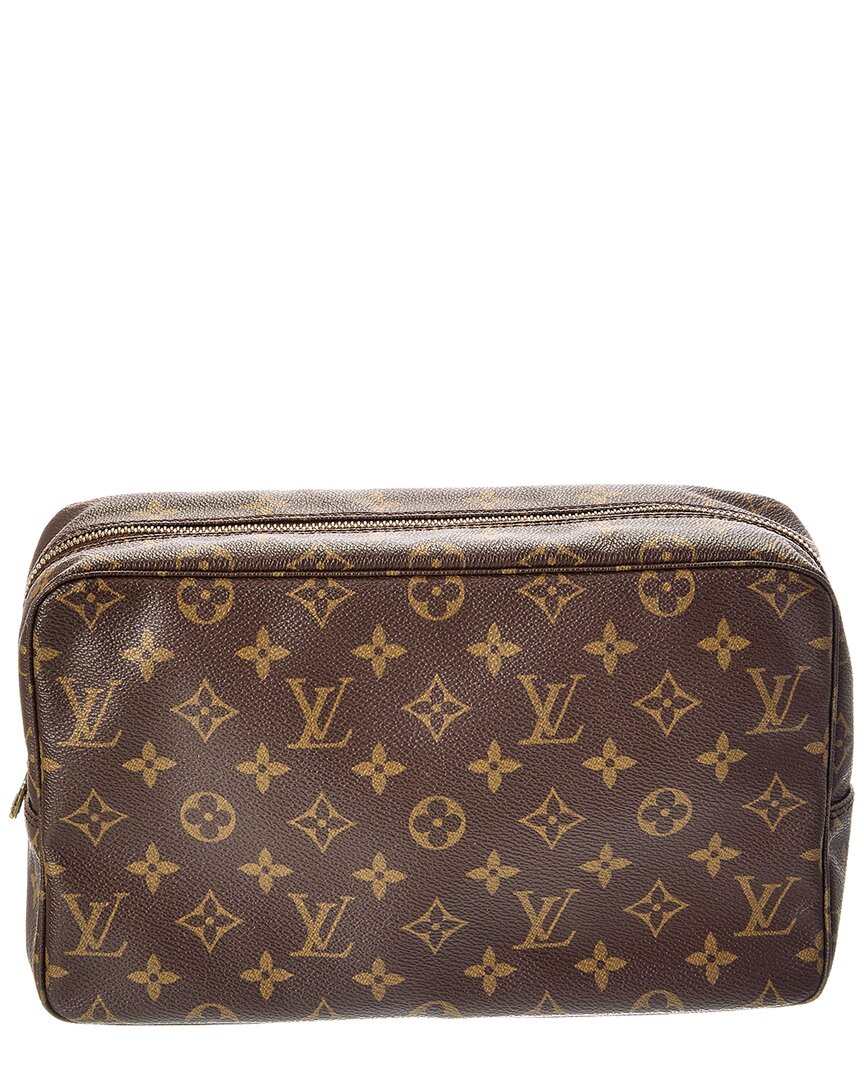 Louis Vuitton Louis Vuitton Brown Monogram Canvas Trousse Toilette 28 (Authentic Pre-Loved)