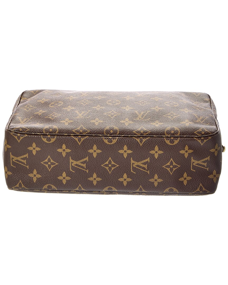 Louis Vuitton Louis Vuitton Brown Monogram Canvas Trousse Toilette 28 (Authentic Pre-Loved)