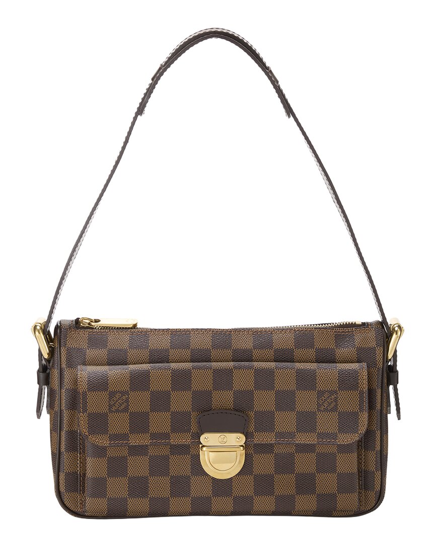 Louis Vuitton Louis Vuitton Brown Damier Ebene & Leather Ravello Gm (Authentic Pre-Loved)