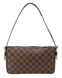 Louis Vuitton Louis Vuitton Brown Damier Ebene & Leather Ravello Gm (Authentic Pre-Loved)