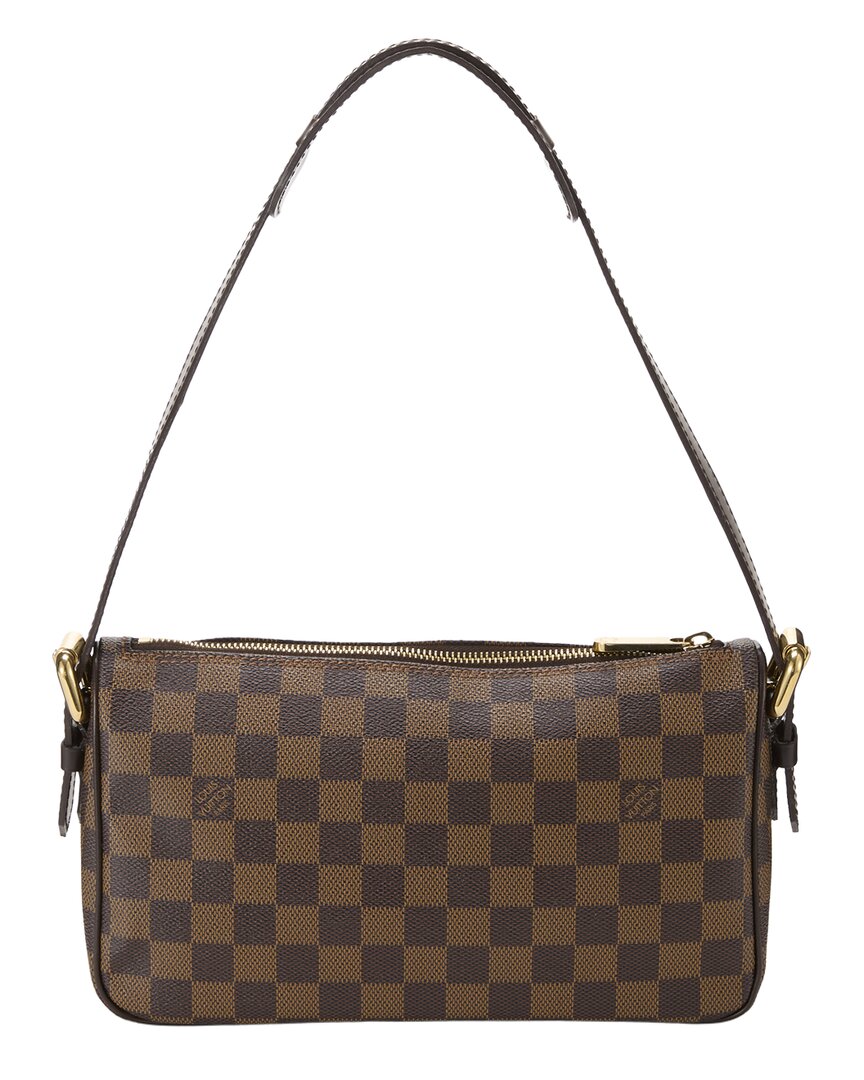 Louis Vuitton Louis Vuitton Brown Damier Ebene & Leather Ravello Gm (Authentic Pre-Loved)