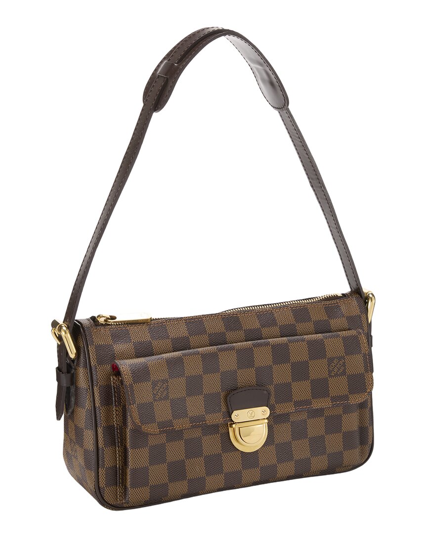 Louis Vuitton Louis Vuitton Brown Damier Ebene & Leather Ravello Gm (Authentic Pre-Loved)
