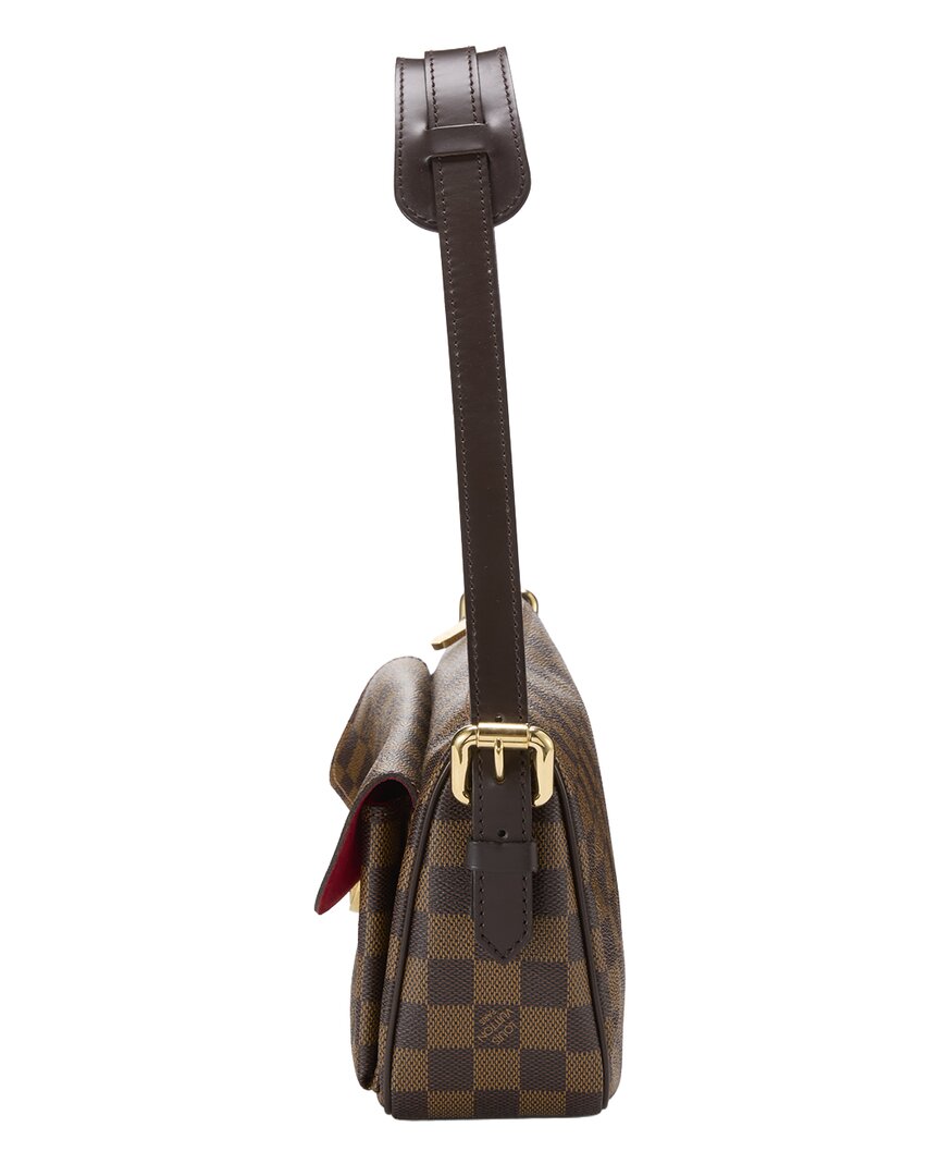 Louis Vuitton Louis Vuitton Brown Damier Ebene & Leather Ravello Gm (Authentic Pre-Loved)