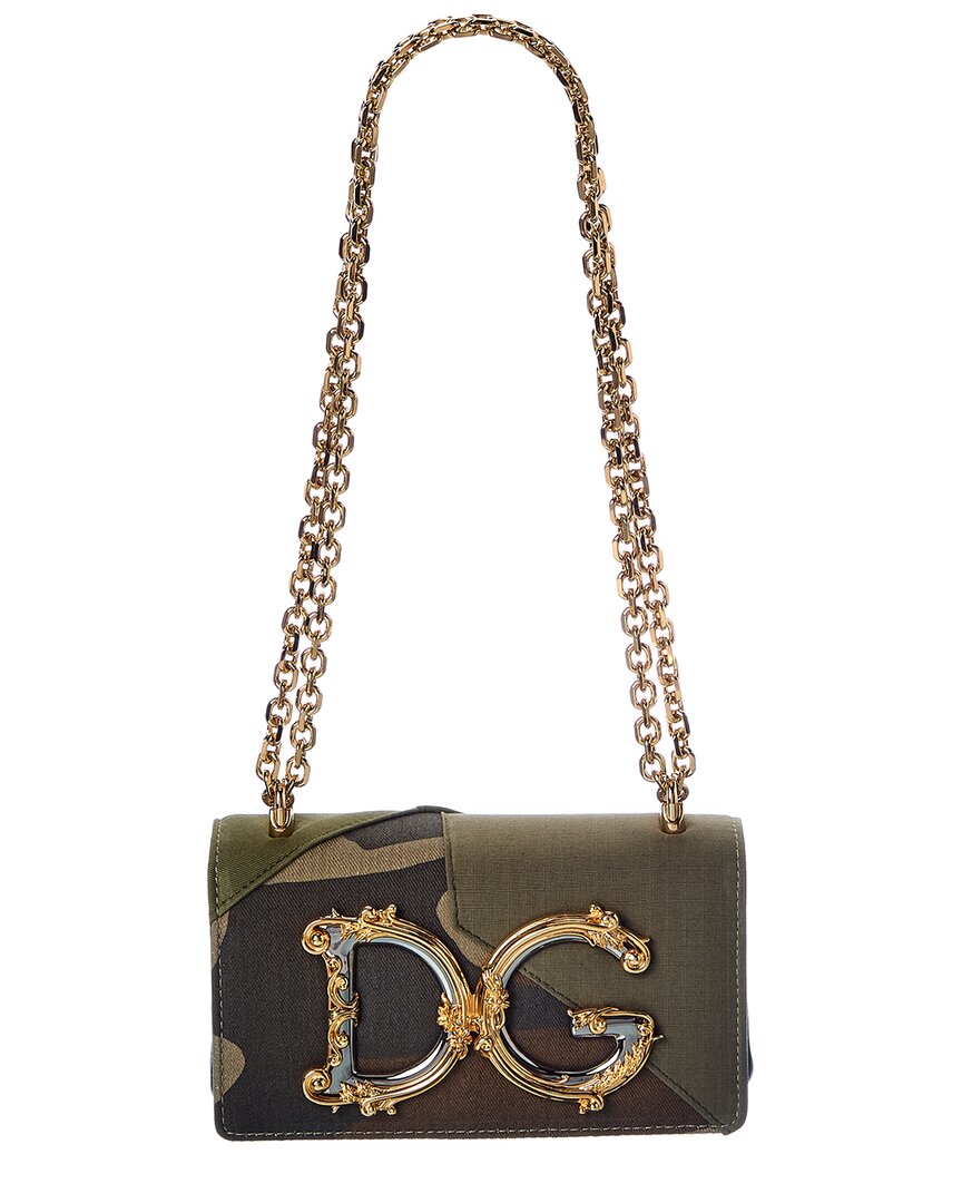 Dolce & Gabbana Dolce & Gabbana Dg Girls Canvas Shoulder Bag