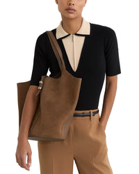 Reiss Reiss Lyra Leather Tote