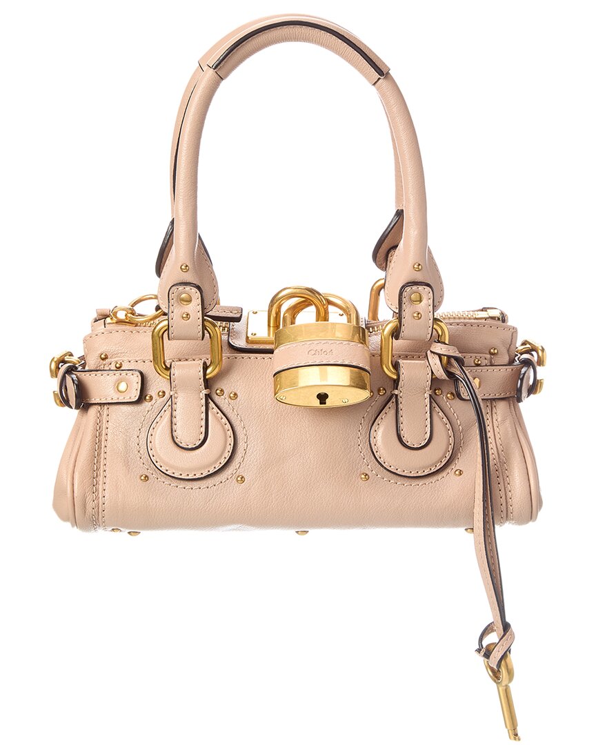 Chloé Chloé Paddington Small Grained Leather Shoulder Bag