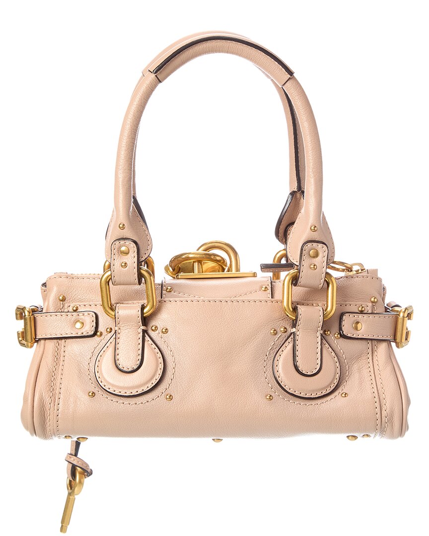 Chloé Chloé Paddington Small Grained Leather Shoulder Bag