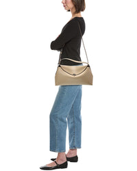 TOTEME Toteme T-Lock Leather Top Handle Shoulder Bag