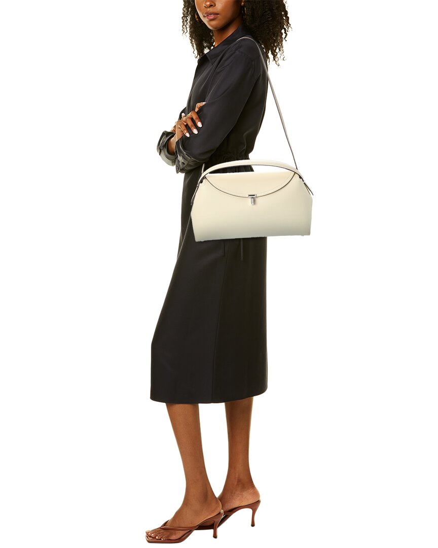 TOTEME Toteme T-Lock Leather Satchel