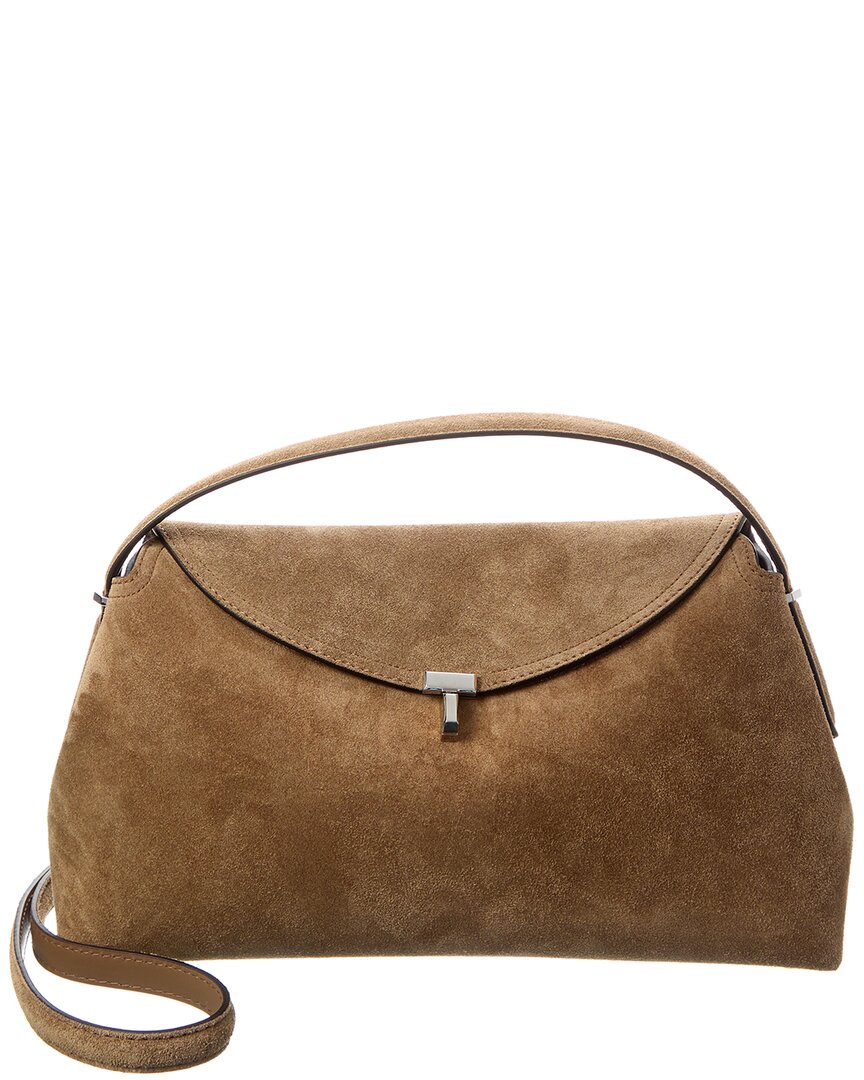TOTEME Toteme T-Lock Suede Shoulder Bag