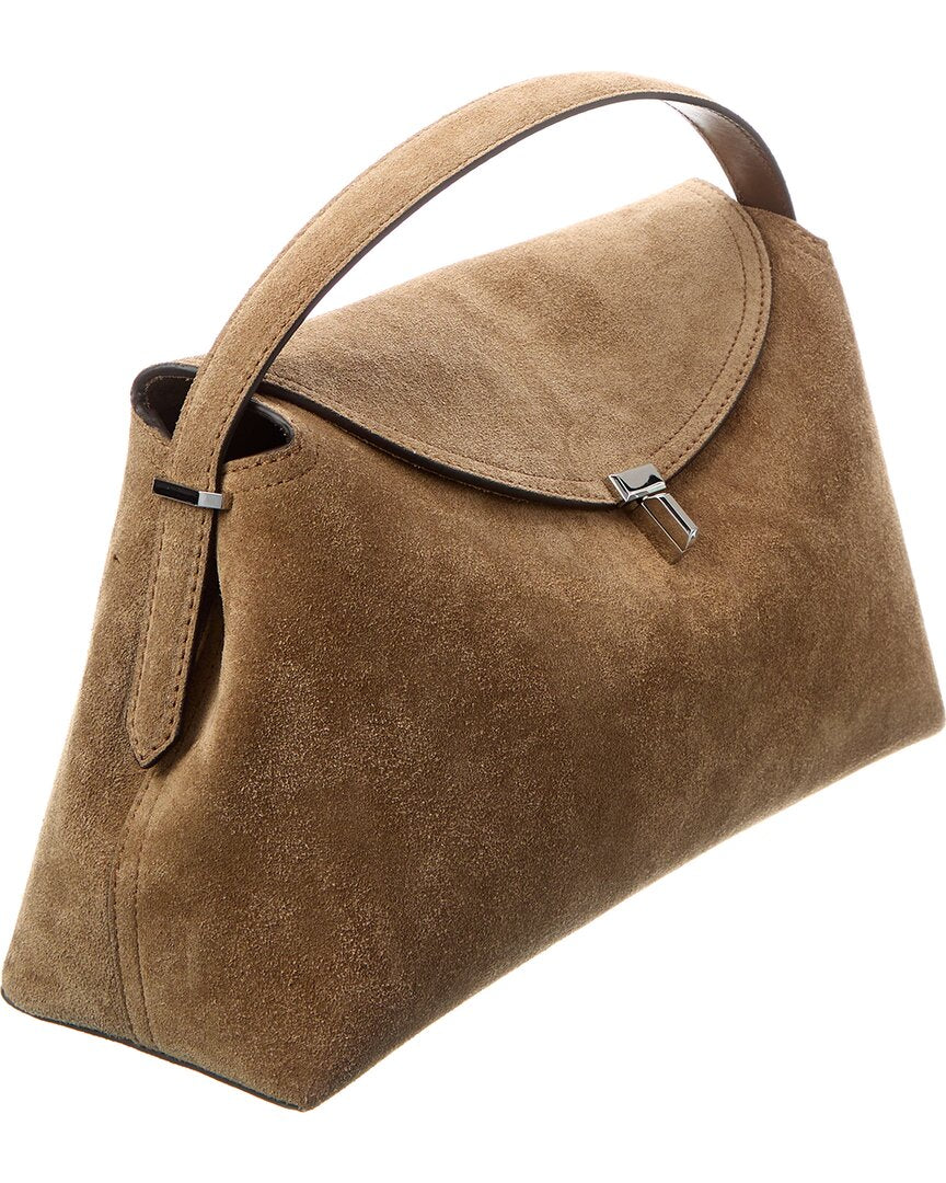 TOTEME Toteme T-Lock Suede Shoulder Bag