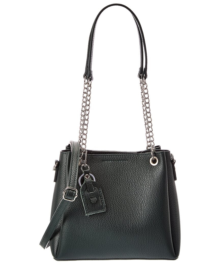 Italian Leather Top Handle Tote