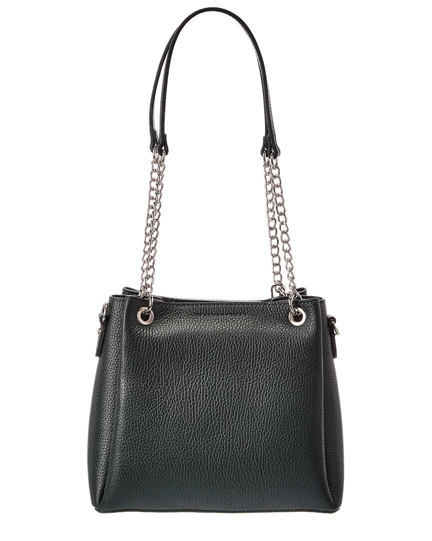 Italian Leather Top Handle Tote