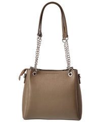 Italian Leather Top Handle Tote
