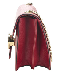 Gucci Gucci Red Leather Interlocking Crossbody Small (Authentic Pre-Loved)