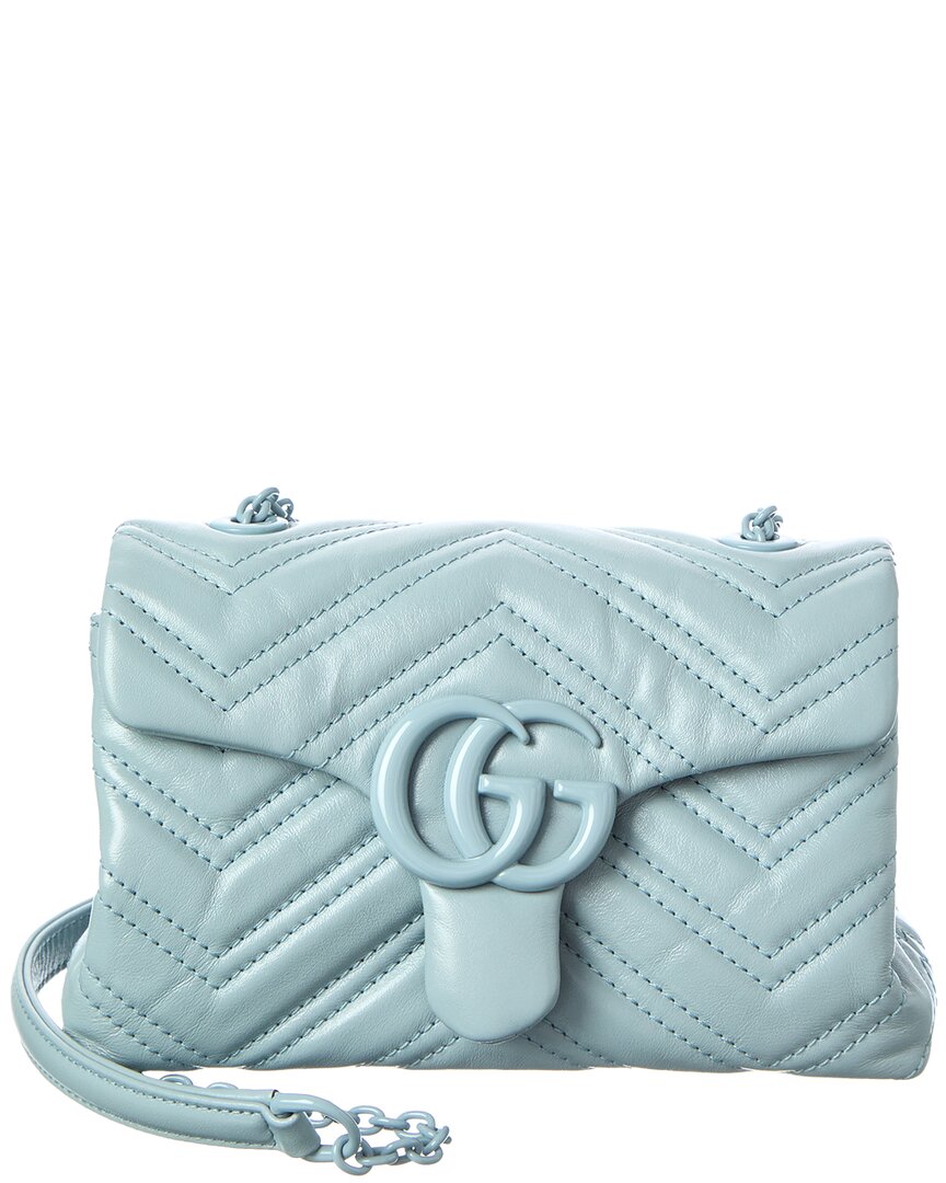 Gucci Gucci Gg Marmont Mini Leather Shoulder Bag