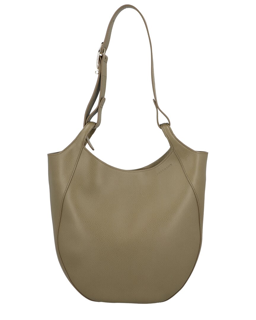Longchamp Longchamp Le Foulonne Leather Hobo Bag