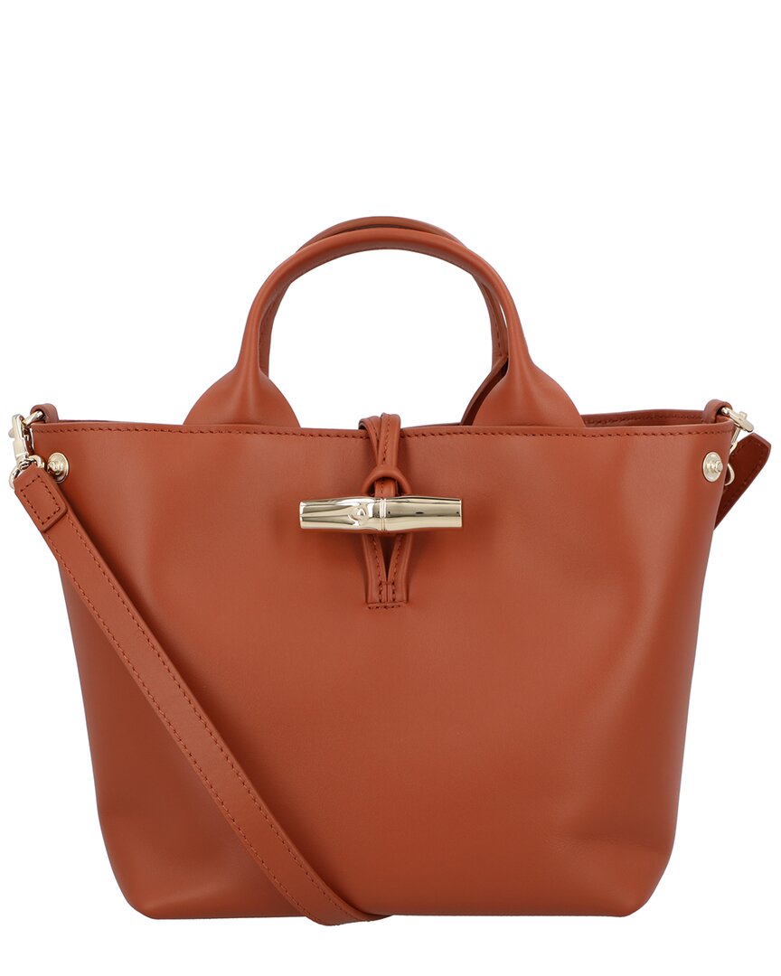 Longchamp Longchamp Le Roseau Small Leather Handbag