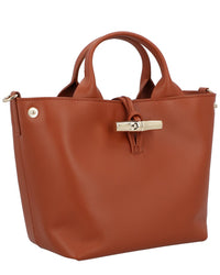 Longchamp Longchamp Le Roseau Small Leather Handbag