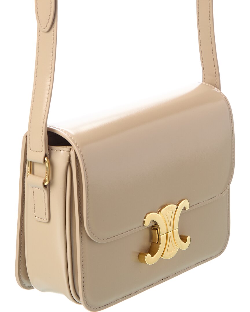 CELINE Celine Teen Triomphe Leather Shoulder Bag
